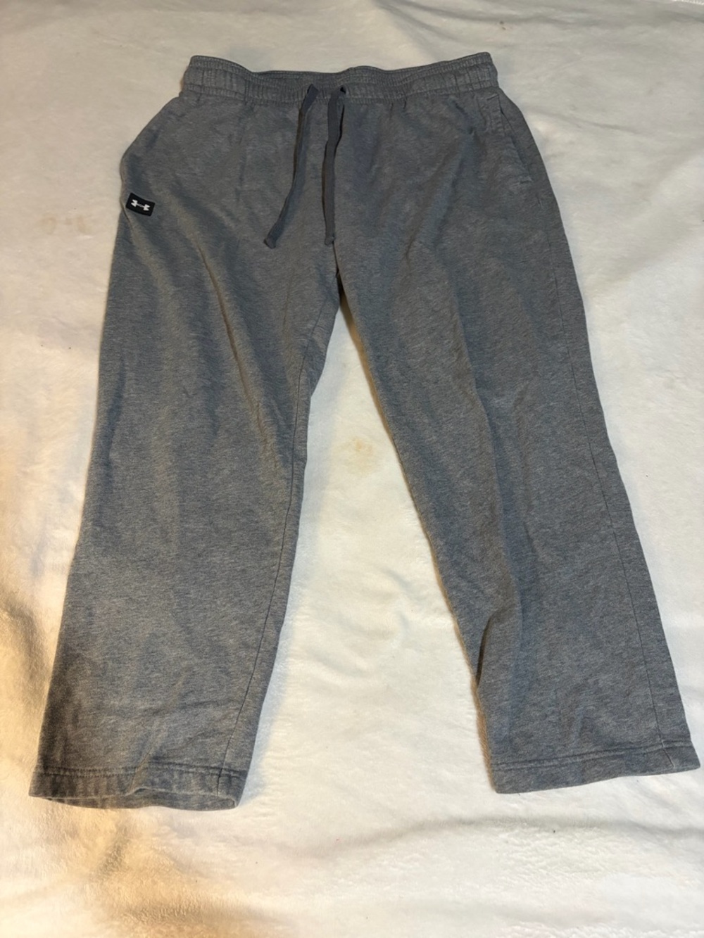 Under Armour Men’s Dark Gray Athletic Joggers with Drawstring